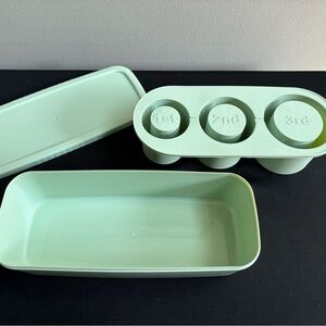 Mint Green Tumbler Ice Tray Set